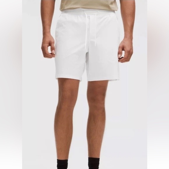 lululemon athletica Other - Lululemon Zeroed Mens Linerless 6” Shorts Sz Small White
